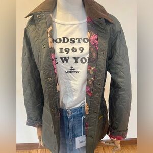 Olive Quilted Barbour Jacket